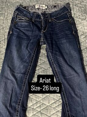 Ariat Women's Dark Blue Straight Leg Jeans